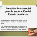 Programa de atención Psico-social para la superación del Estado de Alarma