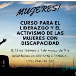 Curso para el liderazgo y el activismo de las mujeres con discapacidad