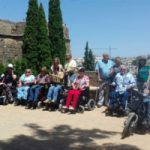 PRIMERA SUBIDA EN GRUPO DE SOCIOS/AS DE ASPAYM GRANADA, A LA ALHAMBRA EN SILLA DE RUEDA